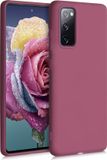 kwmobile telefoonhoesje geschikt voor Samsung Galaxy S20 FE - Hoesje voor smartphone - Back cover in donkerroze