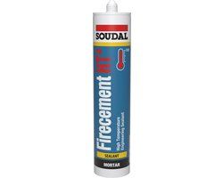 Soudal Firecement HT - 310ml - Zwart - 5411183036017