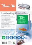 Peach PPC500-03A Lamineerfolie A4, A5, A6 voordeelset - 80 mic - 100 pouches - glanzend