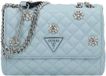 GUESS Everlee Mini Convertible Xbody Flap Schoudertas Misty Blue