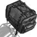 Latios Sacoche de moto - Sac de siège arrière - Extensible 40-60 L - Noir