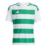 adidas uniseks-kind Hooped26 Jersey Kids Shirt, white/team green, 5-6 Years