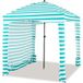 coast Tente de plage — Pliable 183 x 183 x 215–240 cm Vert/Blanc