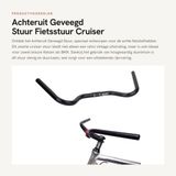 Markenlos Dailygoods Toerfietsstuur Aluminiumlegering Zwart 54 cm