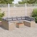 Prolenta Maison Exclusive - Ensemble de canapés de jardin, 10 pièces. Rotin synthétique beige et gris clair