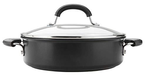 Circulon - Totaal - Saute Pan met deksel 28cm - Duurzaam Non Stick - Hard geanodiseerd - Inductie - Oven en vaatwasser bestendig