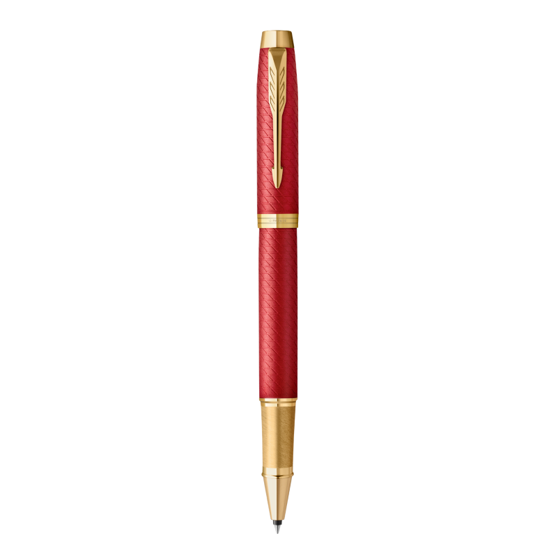 Parker IM Premium Rollerball Pen - Red & Gold - 2143647