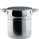 Alessi MAMI zeef voor pasta-set, roestvrij staal, zilver, 8,3 x 24 x 23,5 cm