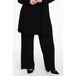 YOEK pantalon taille haute noir