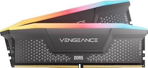 CORSAIR VENGEANCE RGB RS DDR5 32GB (2 x 16GB) Tot 6000MHz AMD INTEL RAM