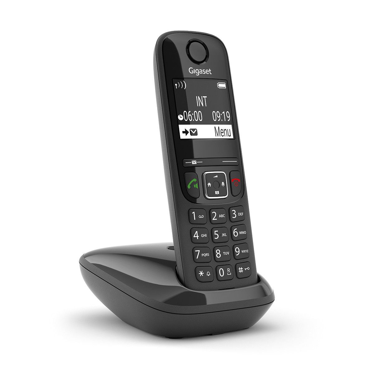 Gigaset AS690 - Cordless Phone - Black