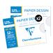Clairefontaine 96174AMZC - Set van 2 Schoolpakken Tekenpapier - 12 Vellen Wit Tekenpapier met Korrel - 24x32 cm 125g