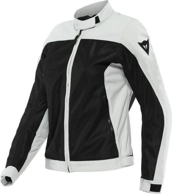 Dainese Sevilla Air Lady Tex Jacket - Black/Glacier Gray - Size 42 - Women's Summer Motorcycle Jacket