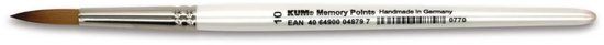 Kum Memory Point rond penseel maat 10 voor aquarel en detailwerk