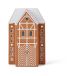 Kähler Photophore Gingerbread grand 17 cm Marron