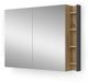 Vicco Edelin Badkamerspiegelkast – 100 x 75 cm met planken Ambachtelijk