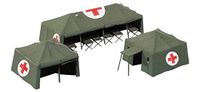 Herpa - Accessoires sanitaire tent miniatuurvoertuig