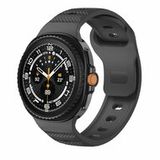 Samsung Wave met motief siliconen band - Zwart - Galaxy Watch 9 - 40mm / 44mm