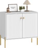 Homcom Dressoir - Spaanplaat - 80x39,1x76cm - Wit