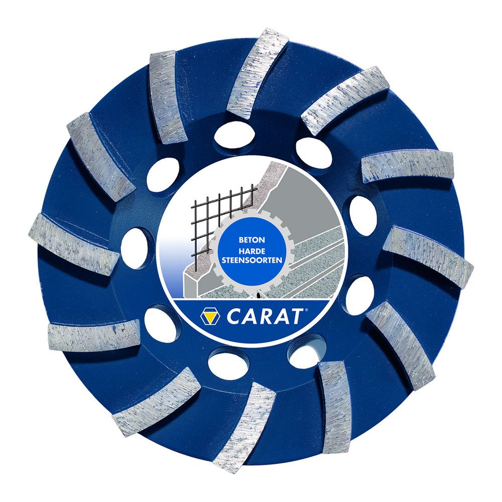 Carat diamantslijpkop type DG 125 x 22.2mm CUDG - 8714452000830