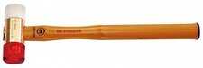 FACOM 207A.40CB Plastic Hammer with Hickory Handle, Light Series, incl. EB.40 & EC.40, 1 Piece