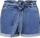 ONLY - ONLWAUW MID PAPERBAG BELT DNM - Meisjes - Bermuda shorts - L - Katoen - Medium Blue Denim