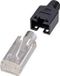 Renkforce H9540.4-10 RJ45-connector, afgeschermd CAT5e Stekker, recht Aantal polen: 8P8C Zwart 10 stuk(s)