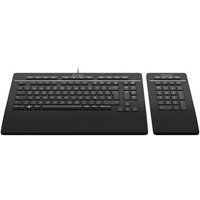 3Dconnexion Keyboard Pro with Numpad - Toetsenbord en numeriek toetsenblok - USB - QWERTY - Spaans