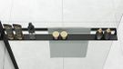 REA Evo Handdoekhouder Zwart 120x65x120cm