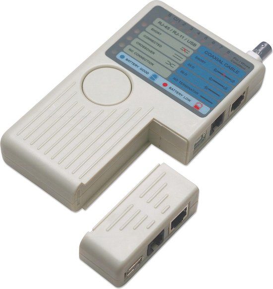 Intellinet 351911 Netwerktester - CAT 3/4/5/5e/6/6A - Beige