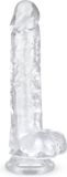 EasyToys EQOM Purchasing B.V. Jelly Dildo met ballen - 19 cm