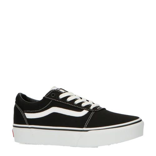 VANS Ward Platform Sneakers Zwart/Wit