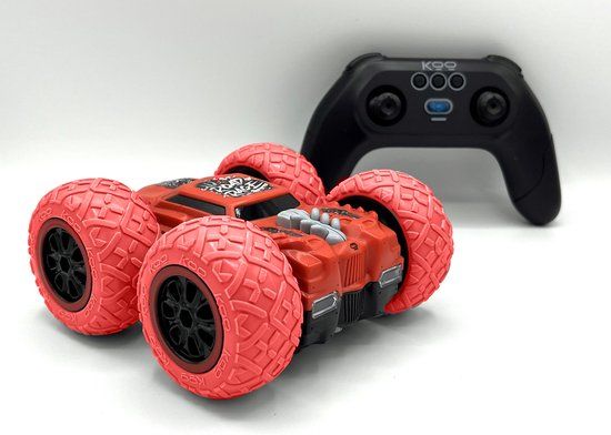 Koo RC Stunt FLIP Auto 360° Dubbelzijdige Afstandsbestuurbare Auto Offroad All Terrain 2.4 GHz Oplaadbaar Voor Kinderen