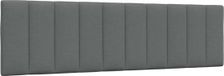 vidaXL Hoofdbordkussen "Hanko" 180 cm Stof Donkergrijs