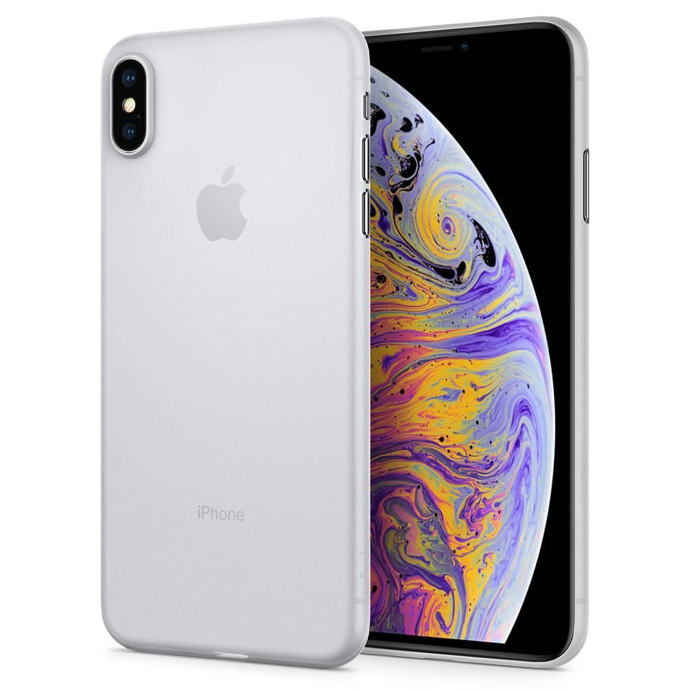 Spigen 065CS24829 - Mobiele telefoon behuizing - iPhone XS Max - Wit, Doorschijnend