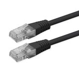 ROLINE Cat.6 (Class E) Patch Cable, UTP, PoE, zwart, 0,3 m