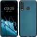kwmobile telefoonhoesje geschikt voor Huawei P30 Lite - Hoesje voor smartphone - Back cover in Metallic carabisch blauw