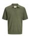 JACK&JONES JPRBLUOLIVER KNIT SPLIT NECK Heren Polo Groen Katoen S