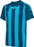 Hummel Hmlcore Xk Striped Jersey Kids S/S Blue Coral/Blue Danube