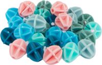 Pexkids Ovale spaakkralen met reflectie - 30 stuks - 6 kleuren