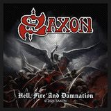 Saxon Hell, fire and damnation Unisex Patch - meerkleurig