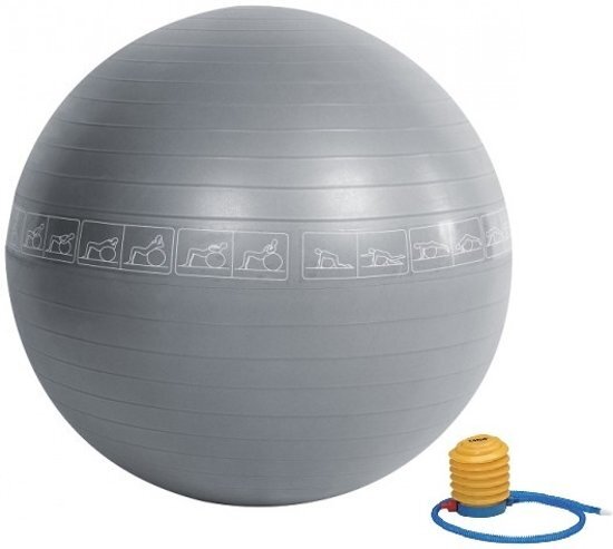 RS Sports Fitnessbal anti burst- Ã˜ 65 cm - Grijs
