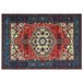 vidaXL Tapijt ORIZ Rood 140 x 200 cm 100% Polyester