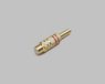 BKL Electronic 0101106 Cinch-connector Koppeling, recht Aantal polen: 2 Mono Rood 1 stuk(s)