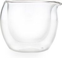 BonBistro Melk-/sauskan 11cl dubbelwandig Dobble (Set van 4) - Transparant