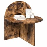 vidaXL Nachtkastje Gerookte Eik 40 x 35,5 x 45,5 cm Geconstrueerd hout