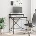 Prolenta Maison Exclusive - Bureau, zwart, eikenlook, 80 x 50 x 90 cm, houtvezel