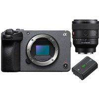 Sony FX30 + FE 50 mm f1.4 GM digitale bioscoopcamera + Sony NP-FZ100 Z-serie oplaadbare batterij