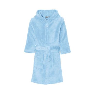 Playshoes Fleece badjas uni blauw
