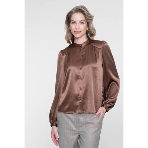 Geisha blouse - bruin
